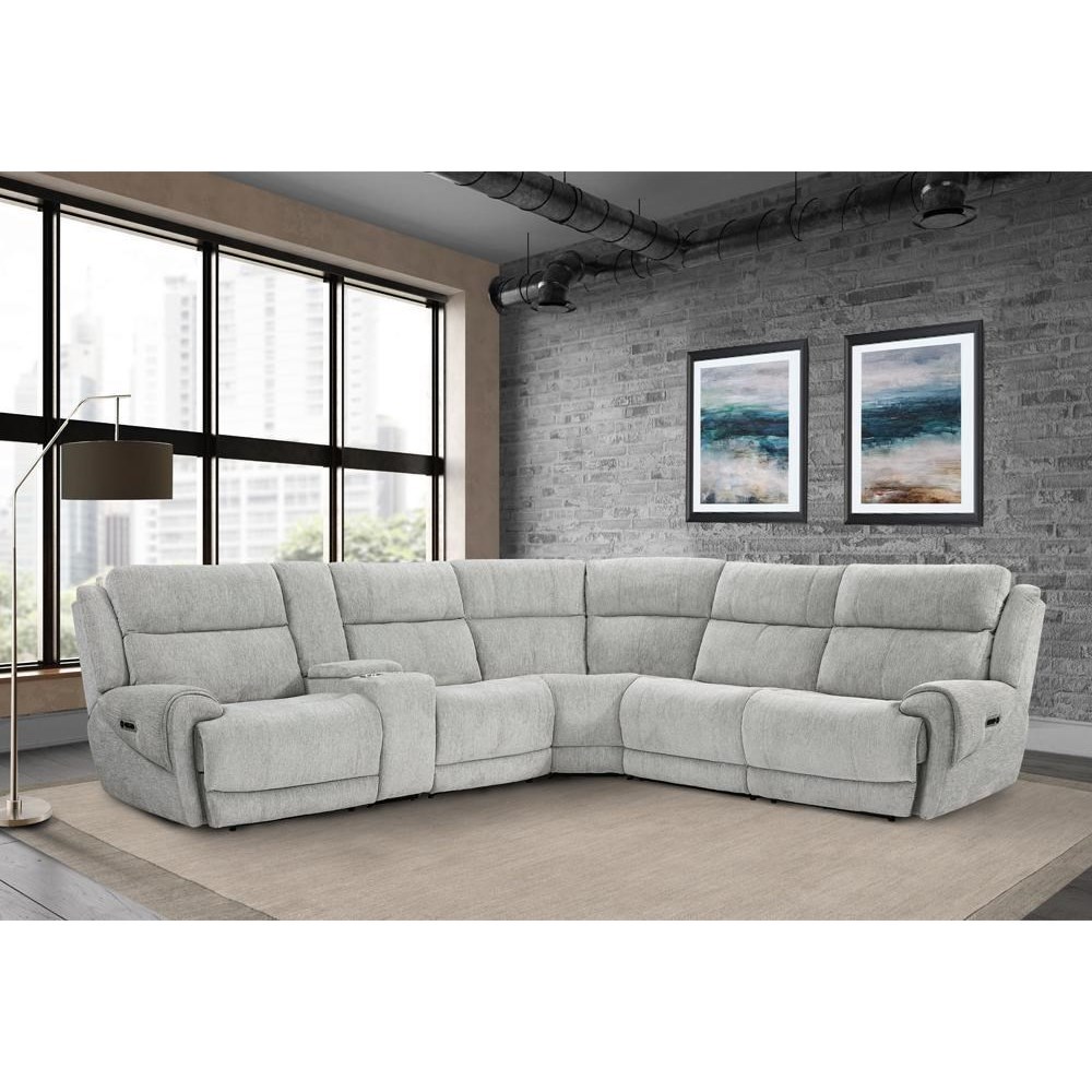 Parker Living Spencer Casual Power Reclining Sectional with Adjustable